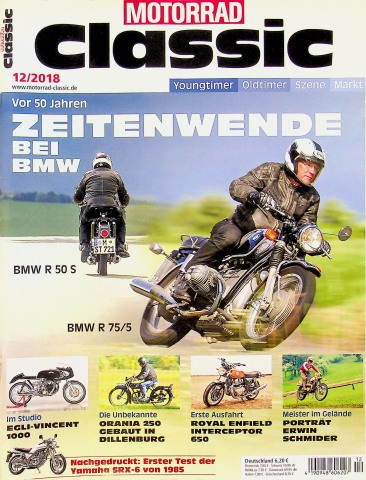 Deckblatt Motorrad Classic (12/2018)